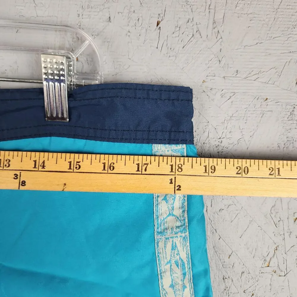 Salt Life Shorts Mens 2XL Blue SLX-QD Board Swim Trunks Cargo Pocket Fishing